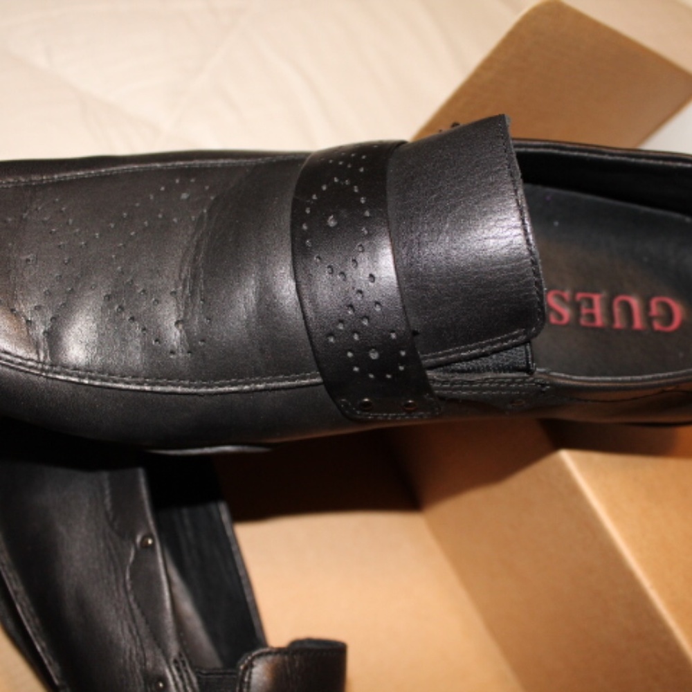 black Slip-ons